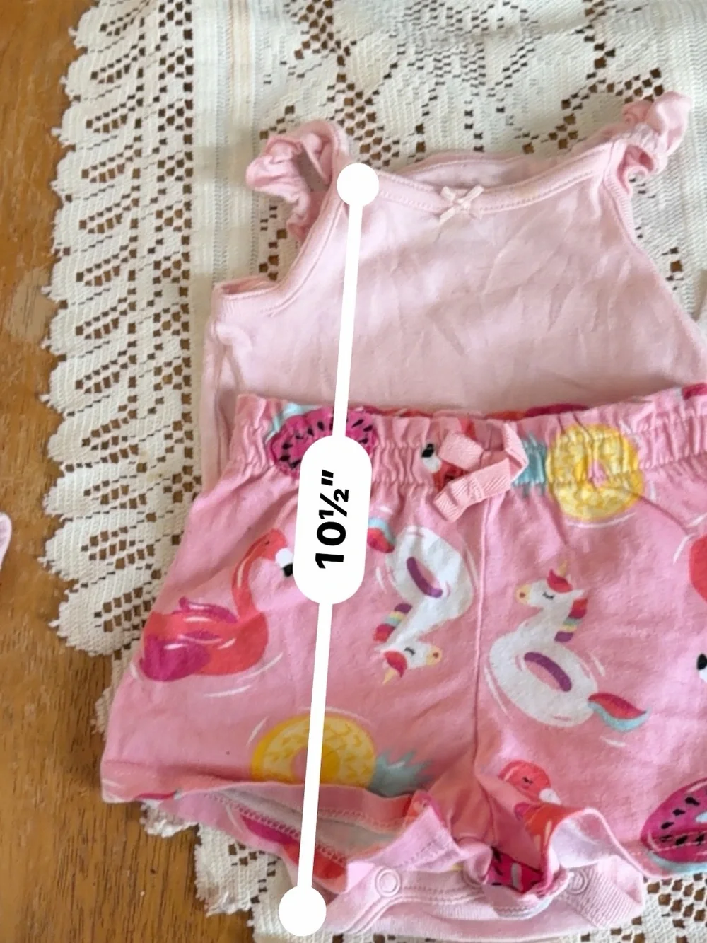 Baby Girl 3-6M Summer Bundle | 6 Pieces | Converse, Carters, Garanimals
